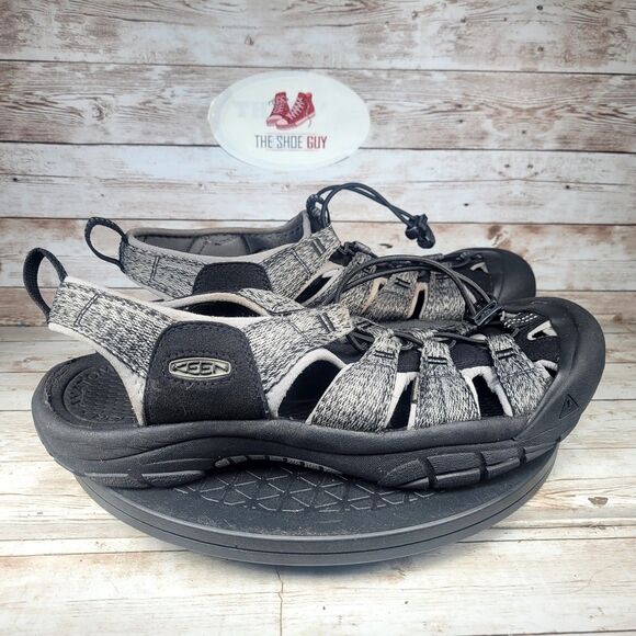 Keen Men's Size 11 Newport H2 Closed Toe Black Grey Outdoor Hiking Sandals - Picture 1 of 10